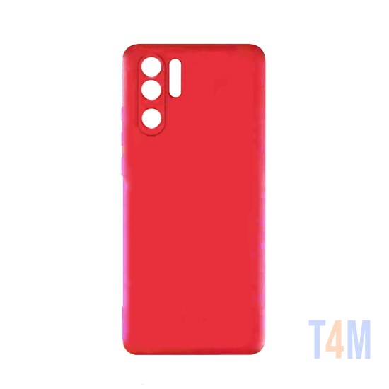 Funda de Silicona para Huawei P30 Pro Rojo